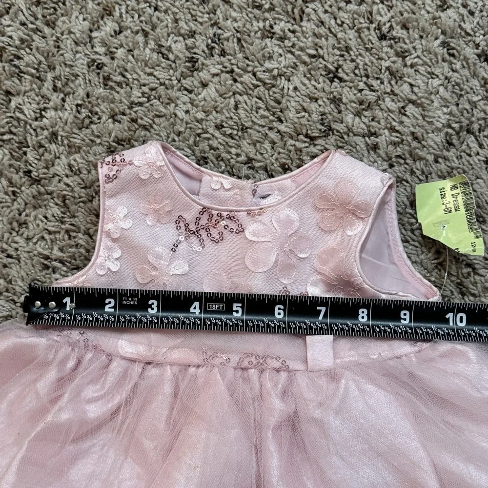 Emma Rose Pink Tulle Baby Party Wedding‎ Holiday Dress 3-6M NWT